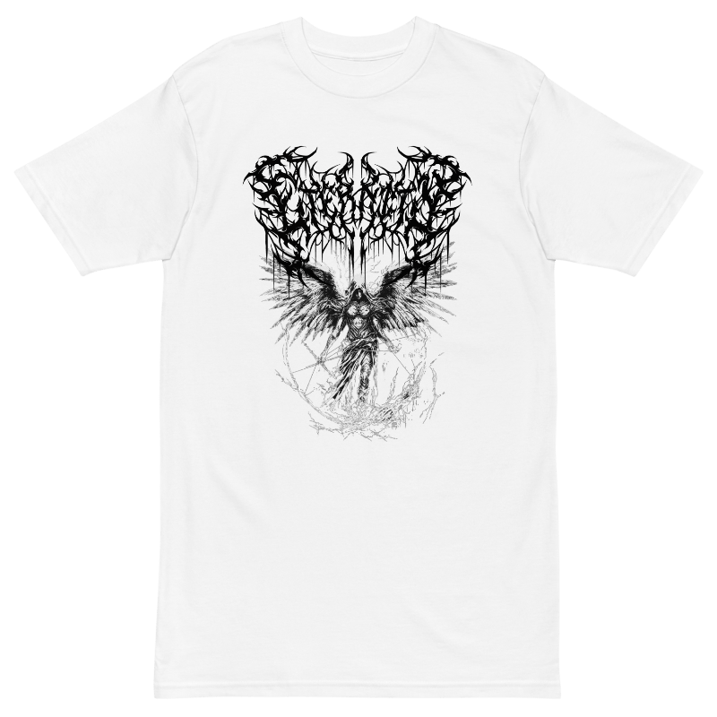Image of “ANTARCTICA” Black & White Angel Tee
