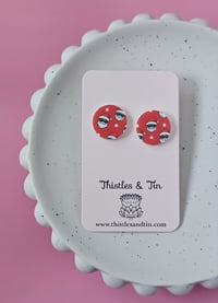 Image 6 of Printed Christmas Studs