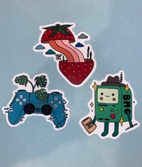 sticker trio 