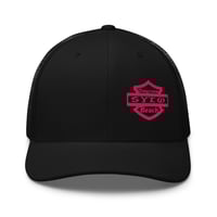 Image 2 of Black pink shield trucker