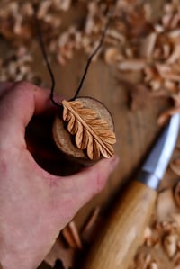 Image 5 of Oak Leaf- Pendant Necklace 
