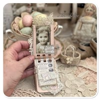 Image 12 of A Petite snippet sample french lace book in a tiny tin.