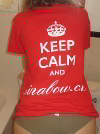 Image 3 of Keep calm and ninabow.com/ Red