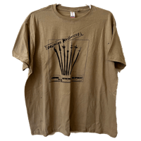 delirios kronicos brown tee