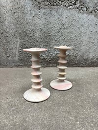 Image 4 of Sandstone Candlestick Holder - Set of 2