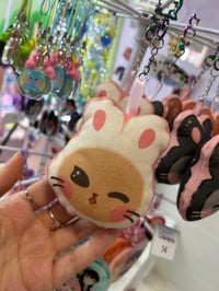 Image 6 of BUNNYCAT KEYCHAIN PLUSHIE