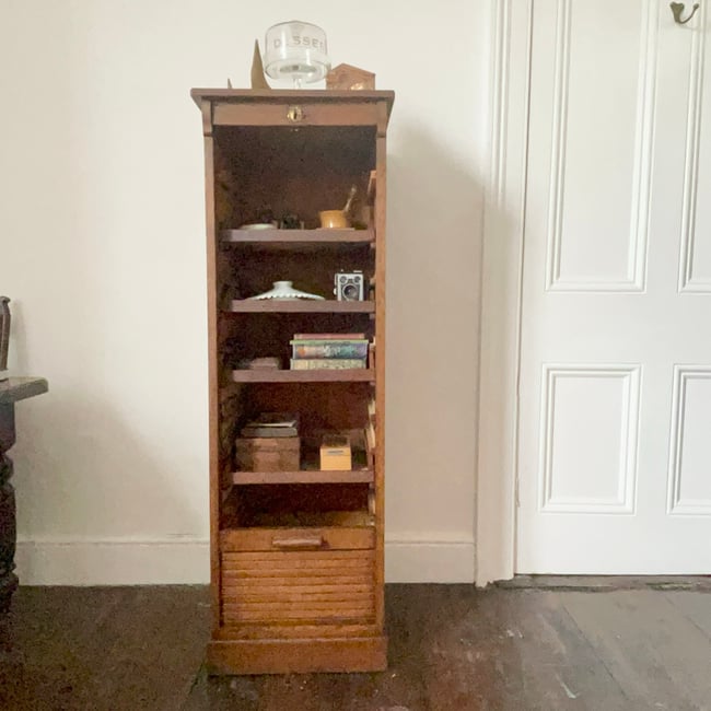 Antique Tambour Chest