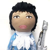 Image 1 of Prince hand made doll and guitar