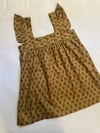 early 1970s BIRKIN raksha olive Indian mini dress