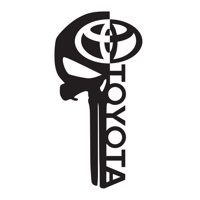Toyota Punisher Vinyl Sticker 6"- 8" 