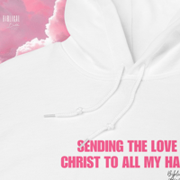 Image 5 of ‘Sending the love of Christ’ hoodie