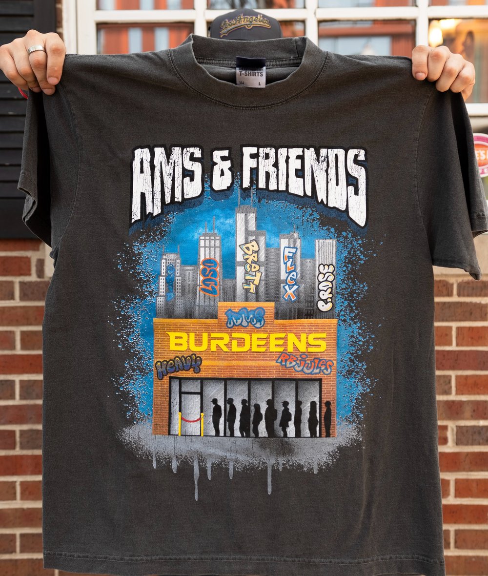 “AMS & Friends” T-Shirt w/ Free Pin