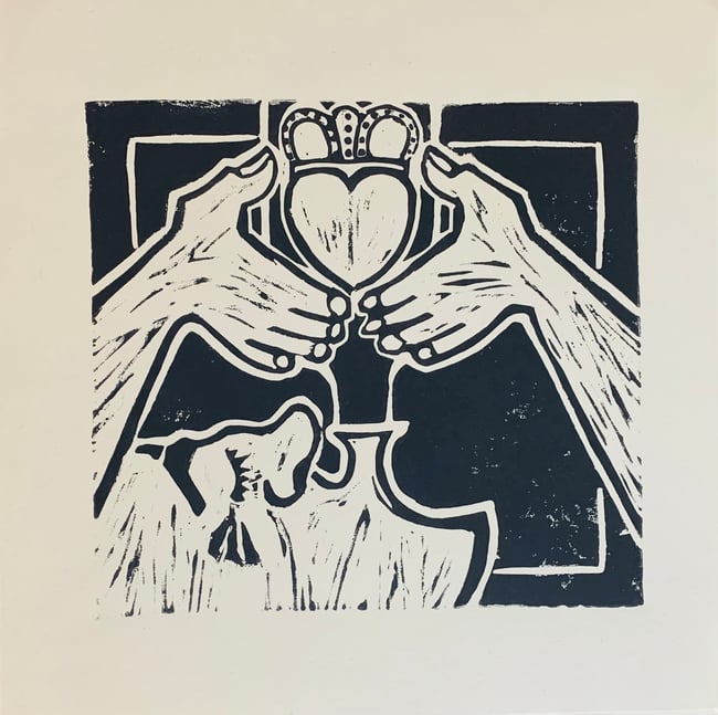 Brazen Head linocut prints ($25 a piece, $80 for all 4)