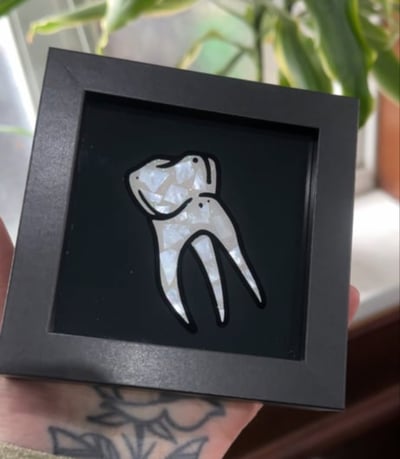 Image of Mini Mother of Pearl Tooth