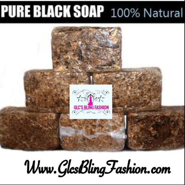 Image of 100% Natural Black Soap 