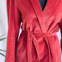 Image 5 of Vintage Velvet Luxe Wrap Jacket -  M/L