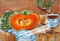 Image 1 of Pumpkin with Salt Cellar Print