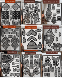 Henna stencils