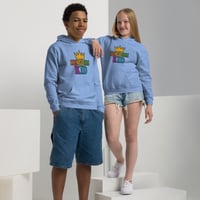 Image 2 of I Can I Am " Kingdom Kid " Youth heavy blend hoodie