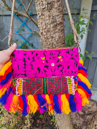 Image 3 of Shake your tassels- Bag- clutch or cross body/shoulder RED Copy Copy