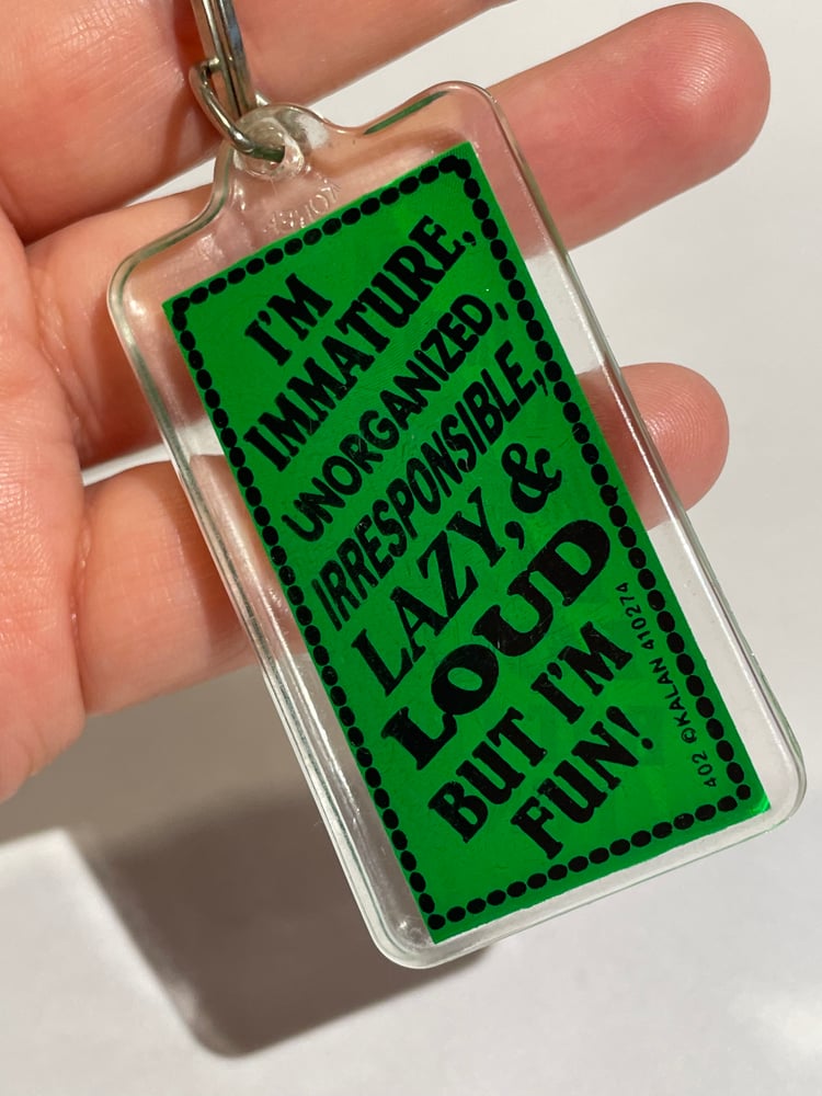 Image of But I’m Fun! Keychain 