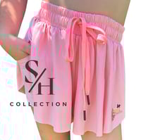 Image 3 of Lacey Butterfly Shorts - Peach