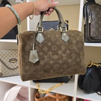 Image 1 of Olive Green 🫒 Suede Handbag