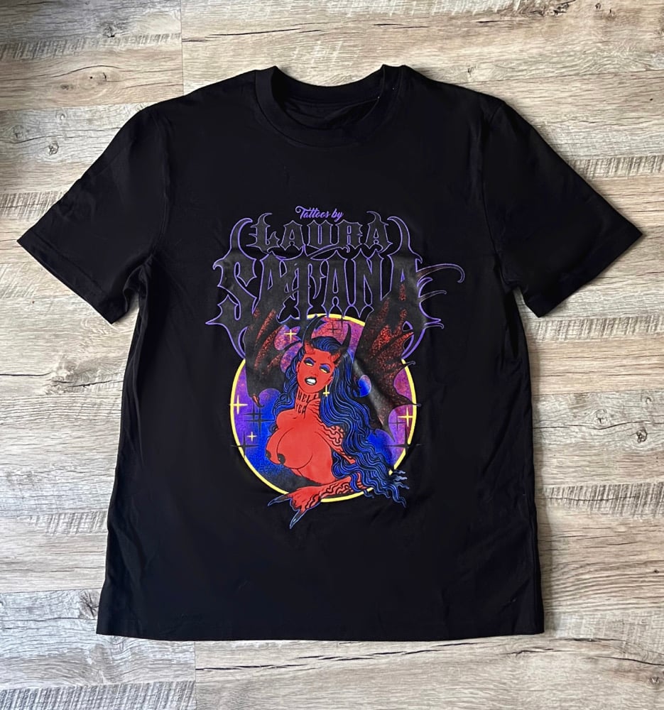 Tattoos by Laura SATANA Serigraphy t shirt