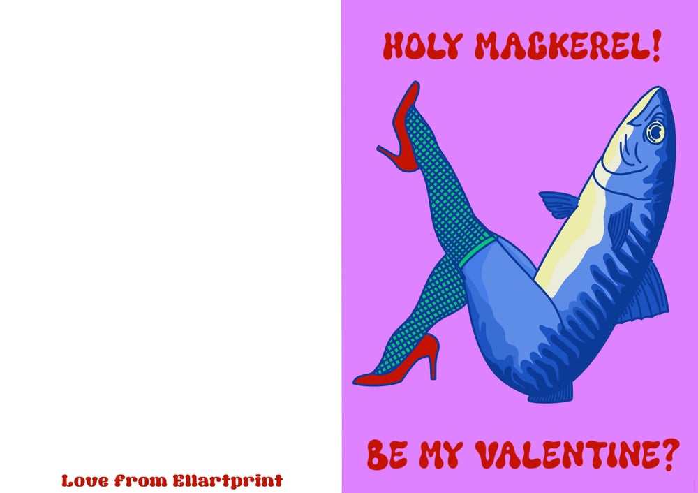 Image of Holy mackerel card