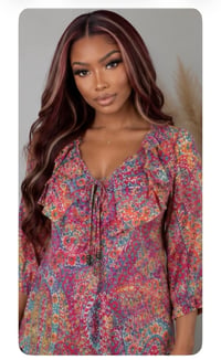 Image 4 of New PM Ralph Lauren Ruffled Top #1207*8
