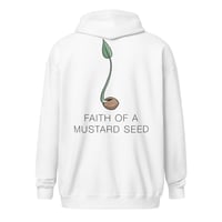Image 1 of MamaFe Black Font Unisex heavy blend zip hoodie