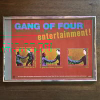 Framed 18"x 24" Gang of Four promotional Poster. 
