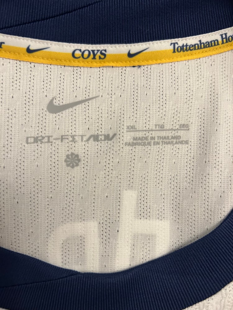 Image of Tottenham Hotspur “VAN DE VEN 37” Vaporknit 2024/25 Home Europa Final Shirt (XXL)