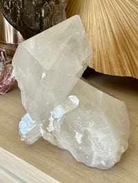 Image 12 of Large Clear Quartz Self Healed Points Cluster  Statement Piece #2063
