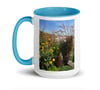 Happy Summertime Garden Mug - Lt. Blue