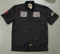 Image 1 of "GANG" WORK SHIRT (black)