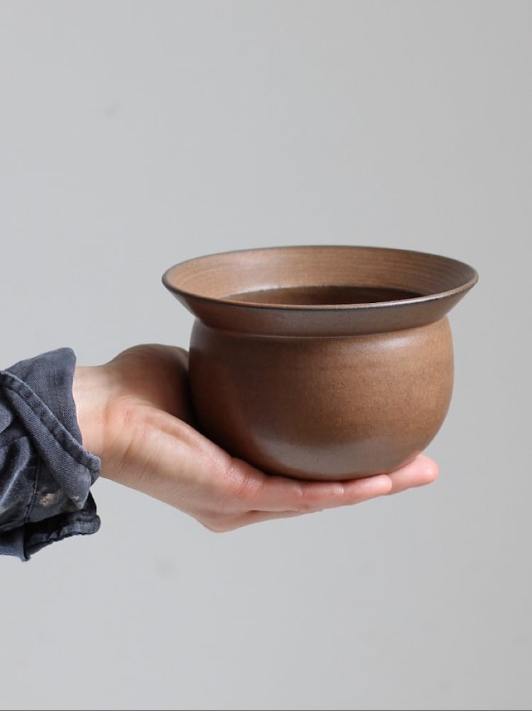 Image of mini mushroom shaped bowl in tamba