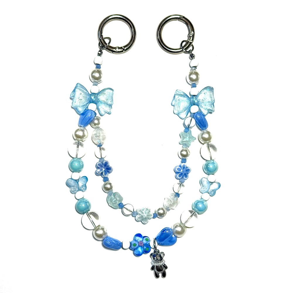 Image of Love Blue Bag Chain