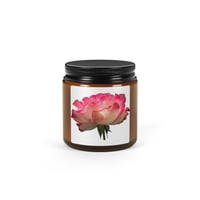 Amber jar soy candle