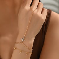 Image 1 of  Chain Cross Bracelet