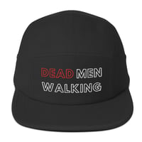 Image 2 of Dead Men Walking Font Logo Five Panel Cap