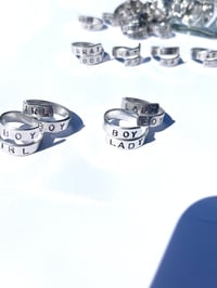 Image 3 of Word Rings - SIZE INCLUSIVE <3