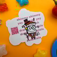 Image 2 of caine clear sticker