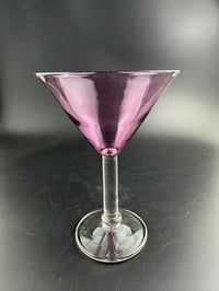 Image 1 of Color martini glass 