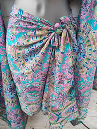Image 5 of Pefkos co ord sarong set 70s mix with tassles