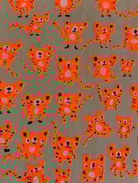 Image 1 of Little Tigers Original Artwork Painting 