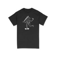 Cerne Skater Black Tee