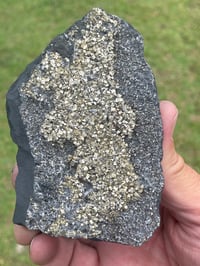 Image 2 of Shungite With Cubic Pyrite #569