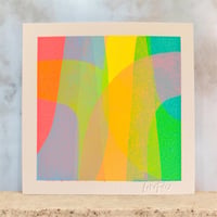 Image 1 of Summer color study #4 - 6x6"