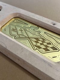 Image 2 of IMPALA GOLD ACRYLIC LOWER DOOR PANELS UNWRAPPED WITH LED 